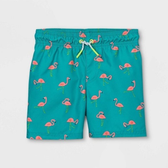 Cat & Jack Other - Toddler Boys' Flamingos Swim Trunks - Cat & Jack Size 12 Months New
